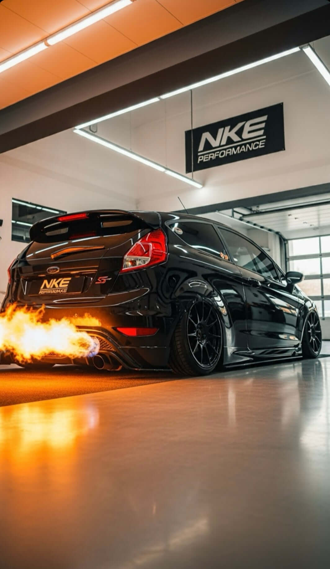 Ford Fiesta ST180 ST200 Dual Flamer Kit - Performance Exhaust Flames | NKE Performance UK