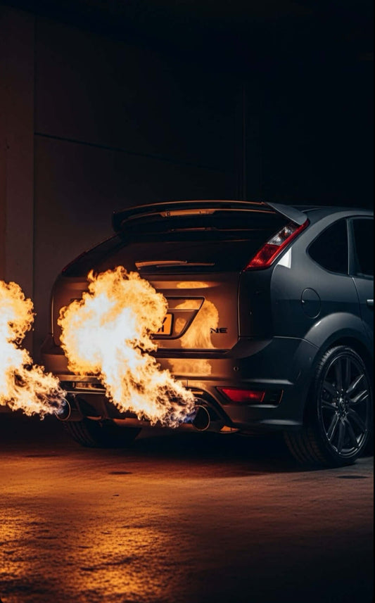 Ford Focus ST Mk2 Dual Flamer Kit - Performance Exhaust Flamer Kit | NKE Performance